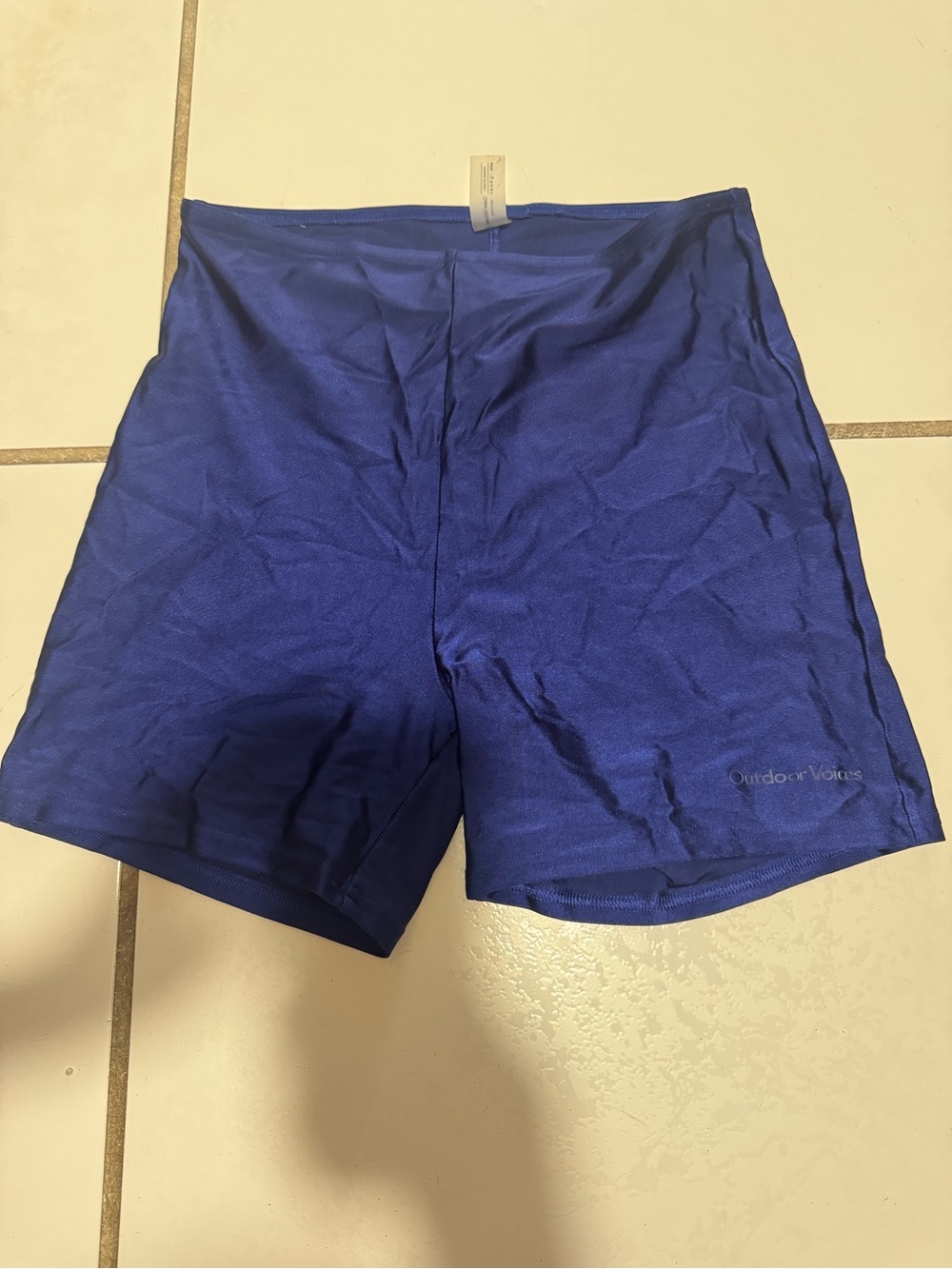 Outdoor Voices Deep Blue Performance Shorts
